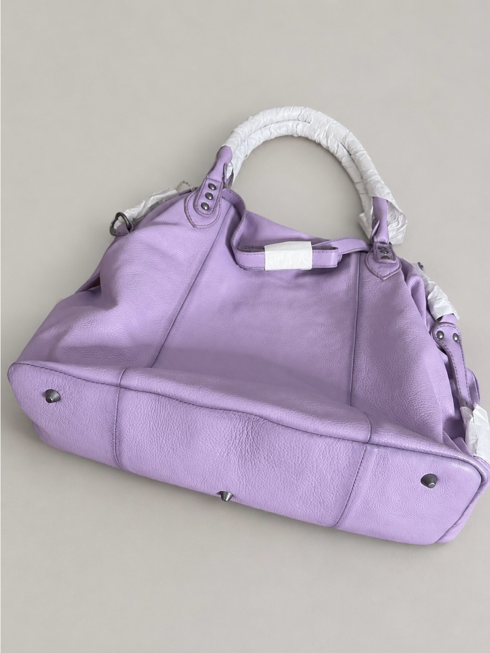 ICONIC! Sold Out! FREE PEOPLE WE THE FREE BIG EMERSON TOTE LILAC NEW - Picture 6 of 6